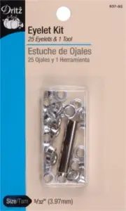 Dritz 637 Eyelet Kit-Nickel (6Pk)