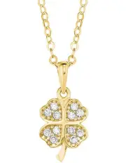 Amor Clover 14ct Yellow Gold Necklace Set
