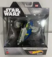 Hot Wheels Select Star Wars JANGO FETTS STARSHIP #09 Mattel 2021 Disney