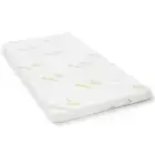 Cool Gel Memory Foam Mattress Topper Bamboo Fabric Cover Double