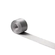 Hallmark Multi-Occasion 2m Fabric Ribbon - Silver Look