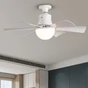 Ceiling Fan Light with Remote Dimmable LED Light Fan for Living Room Bedroom