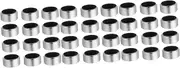 Mobestech 3sets Anti-Pour Wine Holder Wine Stoppers for Wine Bottles Stops Wine Corks Drip Catcher Sealer Wine Cooling Stick White Wine Glasses Racks Drip Stopper Stainless Steel 12pcs*3
