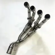 Durable Accessories for XJ6N XJ6 Motorcycle Exhaust Pipe Modification Front Section Exhaust Pipe Diameter 51MM Link Pipe