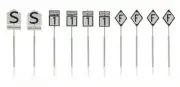Artitec 387.210 - 1/87 NS Panels Railroad Crossing Platform Scale 10 Piece - New