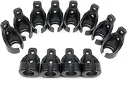 Bungee Kit for Roller Shade Parts Replacement Sun Shades Blackout Roller up Blinds tie Down (Black, 12 Circle Receiver)