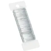 38Yard Floral Wire Flexible Paddle Wire 24 Gauge Florist Wire Silver