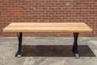 Melbourne Dining Table - Solid Blackbutt Timber - X-Legs - Australian made
