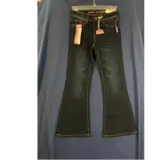GOGO Star Girls Size 8 Flair Jeans NWT Style GOGO-61150