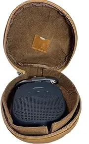 [TUFF LUV] [Compatible With Bose Soundlink Micro Bluetooth Speaker] Herringbone Tweed Travel Case