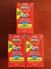 3 X Mortein Mozzie Zapper Mosquito Fly Control Odourless Refill RRP (17.50) each