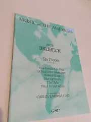Dave Brubeck 6 Pieces For Jazz Guitar Book