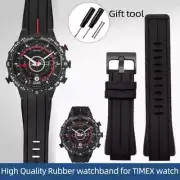High Quality Rubber watchband for TIMEX watch T2N720 TW2T76300 T2N721 Series Men