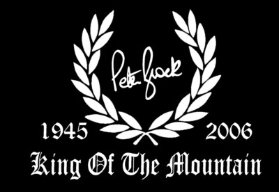 Peter Brock King Of The Mountain Decal Sticker