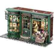(t-FREAK) Dollhouse Handmade Kit Set Miniature Magic house Magic Wand Store