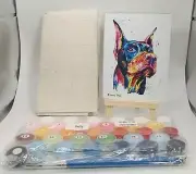 "WISEST DOG" Paint by Number Canvas Kit Canvas 18.5" X 23"