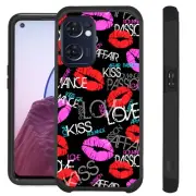 FUSION For OnePlus Nord N300 5G Case Hybrid Phone Cover BLACK LOVE