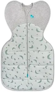 Love To Dream Swaddle Up, Extra Warm for Winter, Baby Swaddle, Arms Up Position, Twin Zip, 3.5TOG Wearable Blanket, Small (1-3 Months), Olive