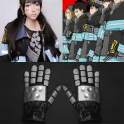 Anime Fire Force Shinra Kusakabe Arthur Boyle Gloves Mask Cosplay Costume Props