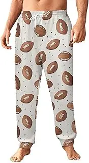 [Generic] Men's Sweatpants, Sports Grid Pattern-61, Polyester Joggers, Sweatpants Jogging Pants for Workout Running