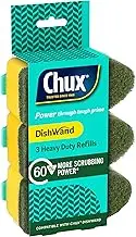 Chux Heavy Duty Dishwand Sponge Scourer Refills (Pack of 3)