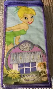 Disney Tinkerbell Two Window Valances Whimsy NOS 84"×15" set of 2 Child's Room