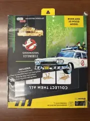 Incredi Builds Ghostbusters: Ectomobile Book and 3D Wood Model Figure Kit Open