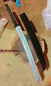 Handmade Carbon Steel Hunting KATANA Sword with Scabbard SS-09 - (26-inches)