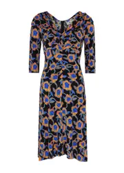 Diane Von Furstenberg Jim Floral-print Jersey Midi Dress - Multicoloured - M (UK12 / M) M (UK12 / M)