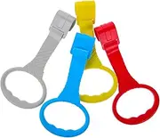 Abaodam 4 Pack Baby Pull up Ring Safe Solid Plastic Crib Hanging Toy Boys and Girls Walking Assistant Toddler Pull Ring Pram Toys for Infants