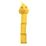 Paw Play Plush Squeak Chicken Dog Pet Toy Yellow
