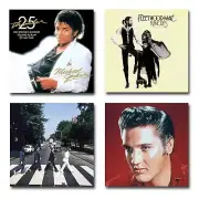 Record Album Cover Frames Vinyl Holder Wall Mount Hanger Shelf Display (4 pack)