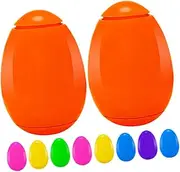 ADOCARN 10pcs Spinning Top Basket for Baskets Bulk Egg Fillers Basket Stuffers Halloween Spinning Tops Fillable Egg Egg Spinning Top