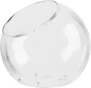 Portable Glass Terrarium Bowl - Glass Round Terrarium Fish Bowl | Glass Plant Terrarium, Plant Flowerpot Vase Air Plant Container, Glass Home Decoration Display Centerpiece for Miniature