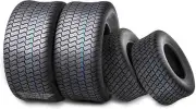 4 WANDA Lawn Mower Turf Tires 15x6-6 Front & 23x10.50-12 Rear /4PR -13016/13049