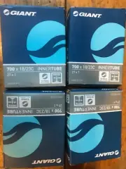 4 pack of NEW Giant bicycle tubes 700x18-23c 60mm presta valve