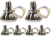Solar Wine Bottle Lights - 6X Fairy String Light Wine Bottle - Outdoor Table Center Pieces Decorations for Wedding Garden Pathway Christmas Bar Patio