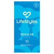 LifeStyles Regular Comfort Fit Condom 10 Condoms