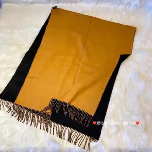 HERMES 愛馬仕 100% Cashmere 雙面圍巾 🧣