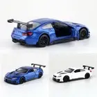 1/44 BMW M6 GT3 Model Car Diecast Toy Cars 2 Doors Open Metal Pull Back Vehicles