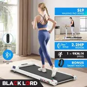 BLACK LORD Treadmill Electric Walking Pad Home Office Gym Fitness Remote Control White