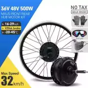 36V 48V 500W 16-29Inch 700C Front Rear Hub Wheel Motor For Ebike Conversion Kit