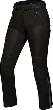 IXS Tourster-BigAir 1.0, textile pants women , color: Black , size: Short L