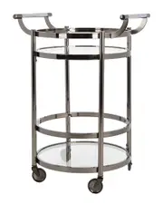 Safavieh Sienna 2-Tier Round Bar Cart