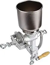 Herb Grinder, Electroplated Cast Iron Manual Grain Grinder, Adjustment Nut Long Rocker Corn Nut Flour Machine for Kitchen Tools and Equipment