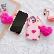 Plush Love Fuzzy Fluffy Cover Case For Note 20 S8 S9 S10 S20 S21 S22 S23