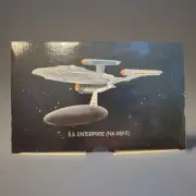 S.S. Enterprise (NX- Refit) Large Star Trek starship Eaglemoss new in box & Mag