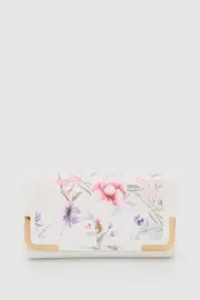 Floral Large Clutch Wallet