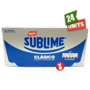 Nestle Sublime Chocolate Con Leche y Mani Peruano | box 24 Units 30g Each