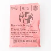 Genuine Bergeon No 12 Bronze Clock Bushes 4019-P-100 (Pack of 100) (G3D14)